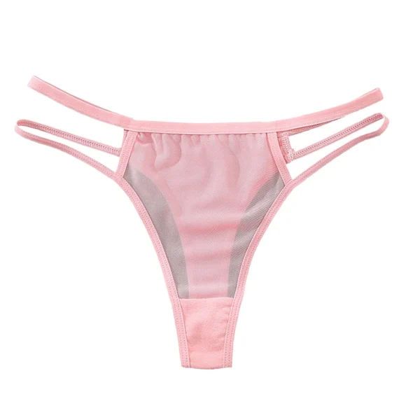 Hot Sexy Lace G-String Solid Color Temptation T Back Seamless Comfortable Panties For Women Soft Lingerie For Ladies Panty - Image 9